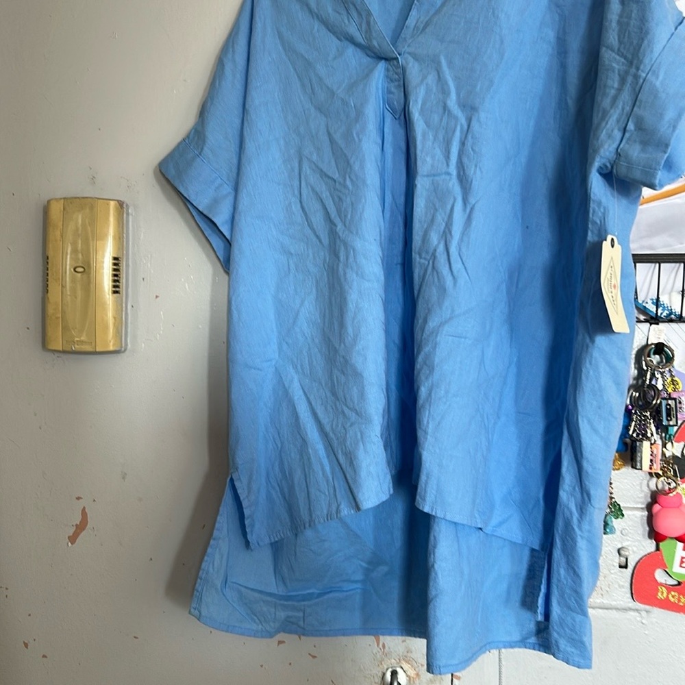 St. John's Bay Blue Women's Blouse